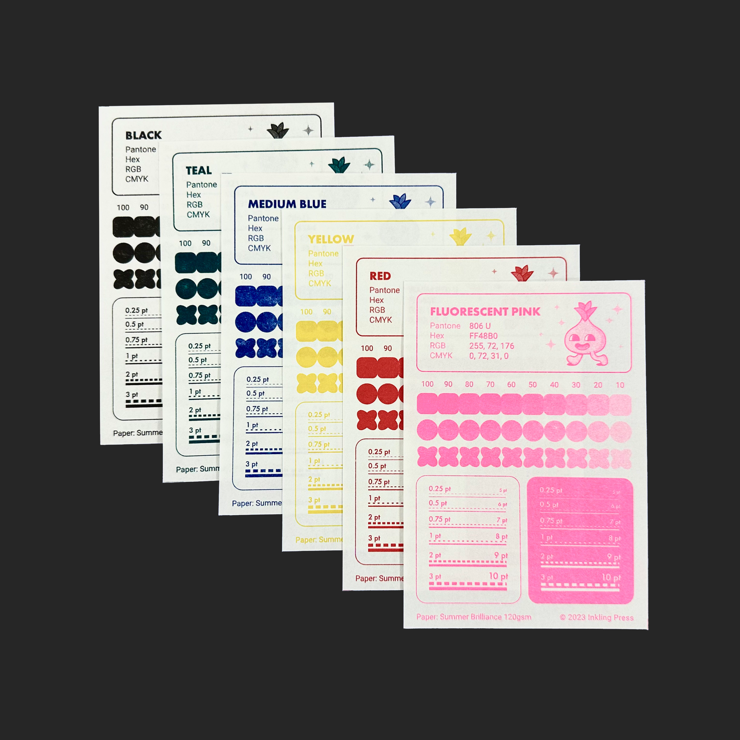 Riso Colour Card Set