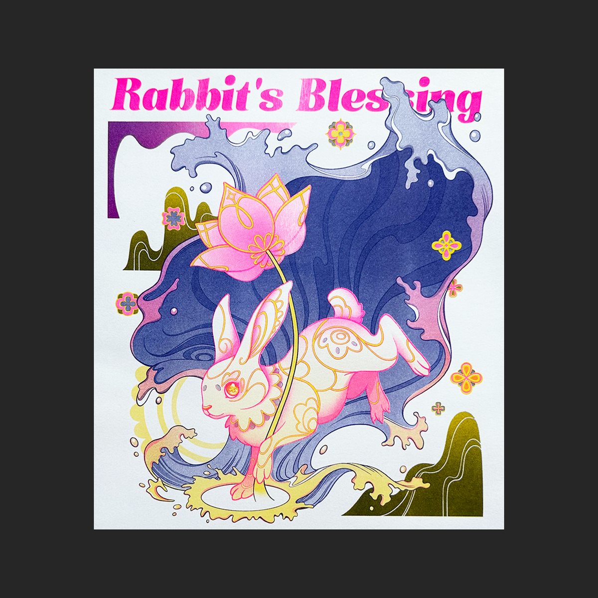Rabbit's Blessing by Zhao Hong – Inkling Studio