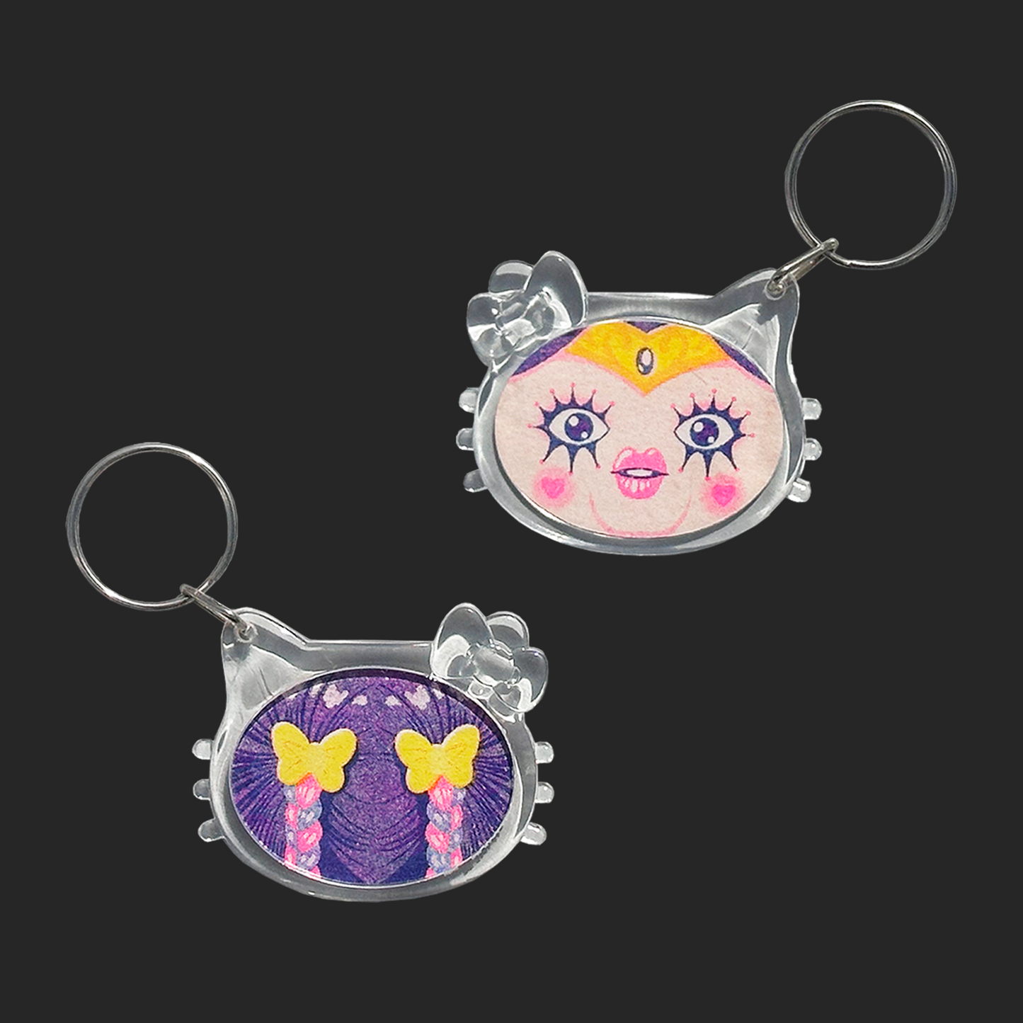 Riso Keychains (Magical Girls)