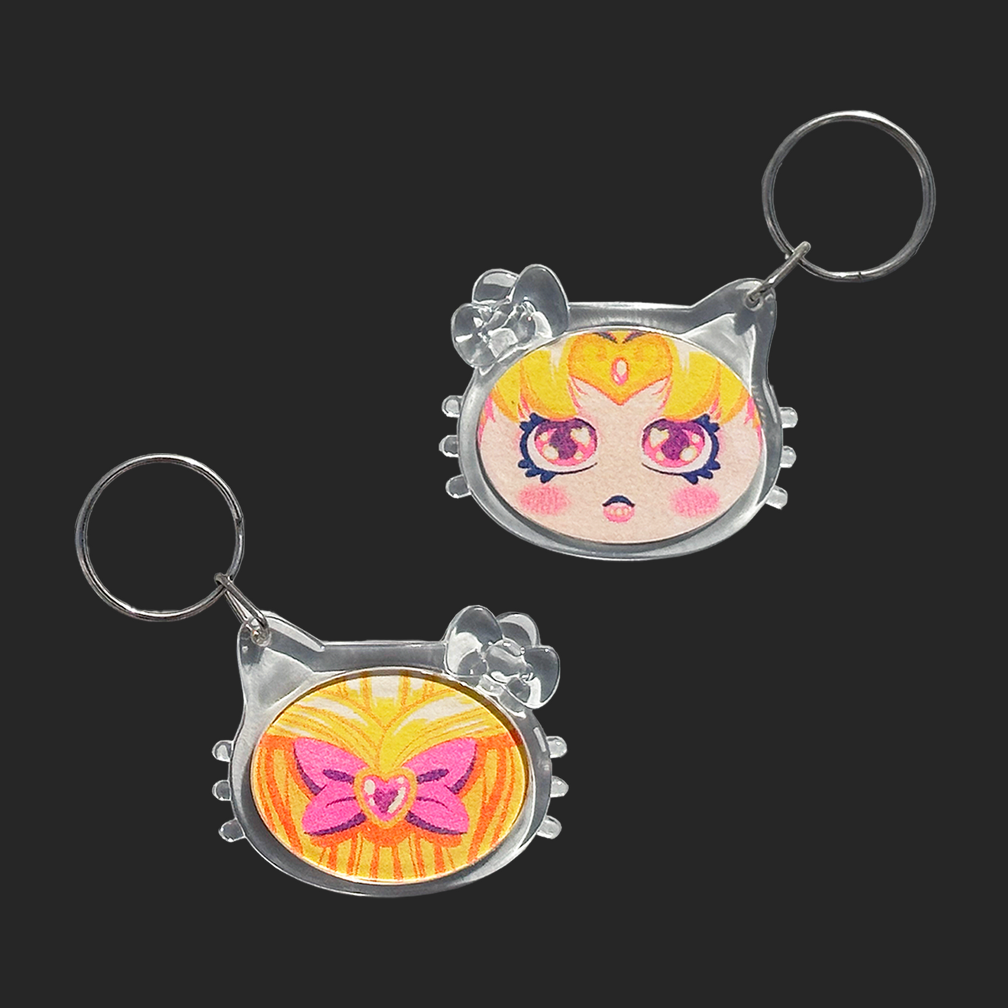 Riso Keychains (Magical Girls)