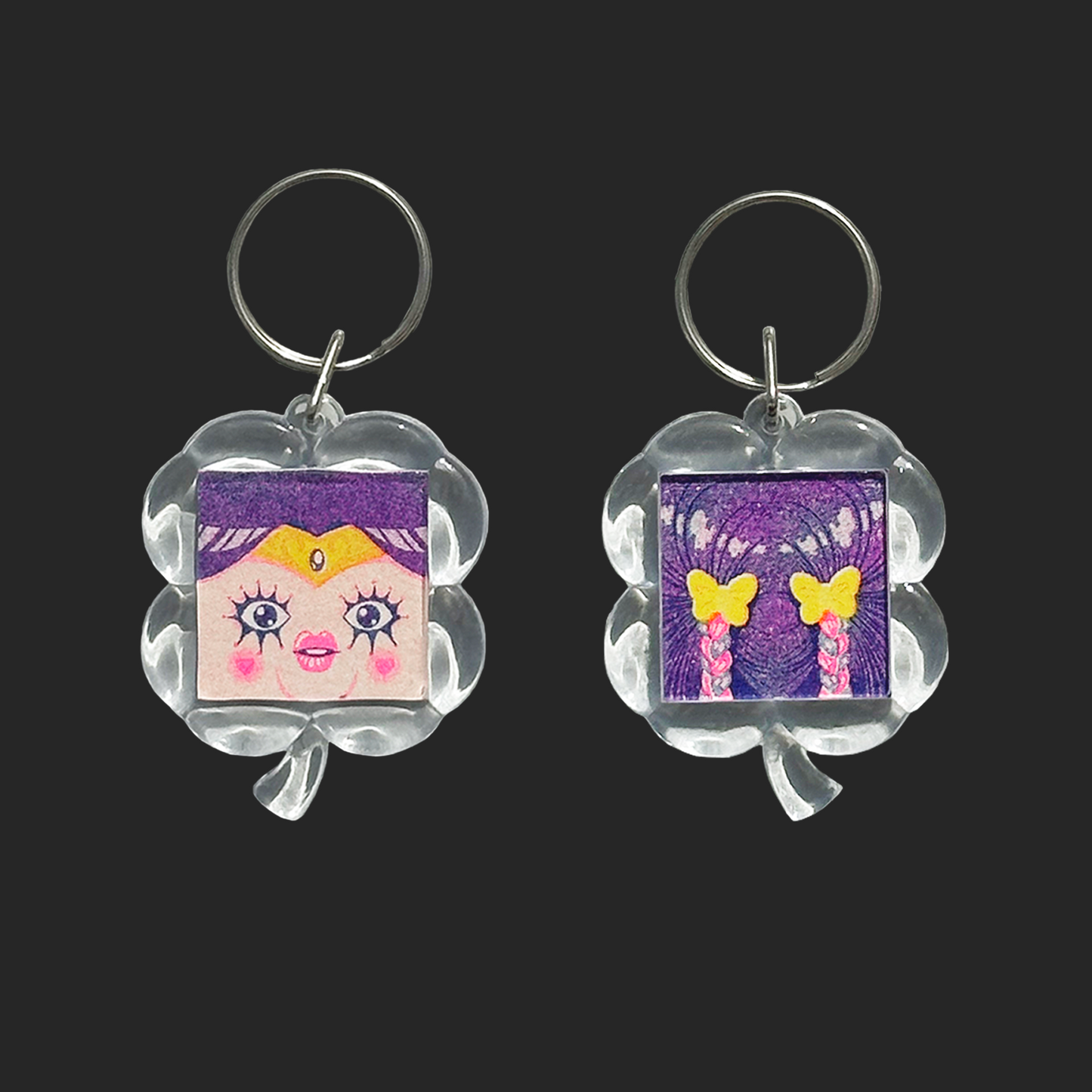 Riso Keychains (Magical Girls)