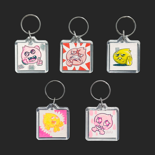 Riso Keychains (Meme)