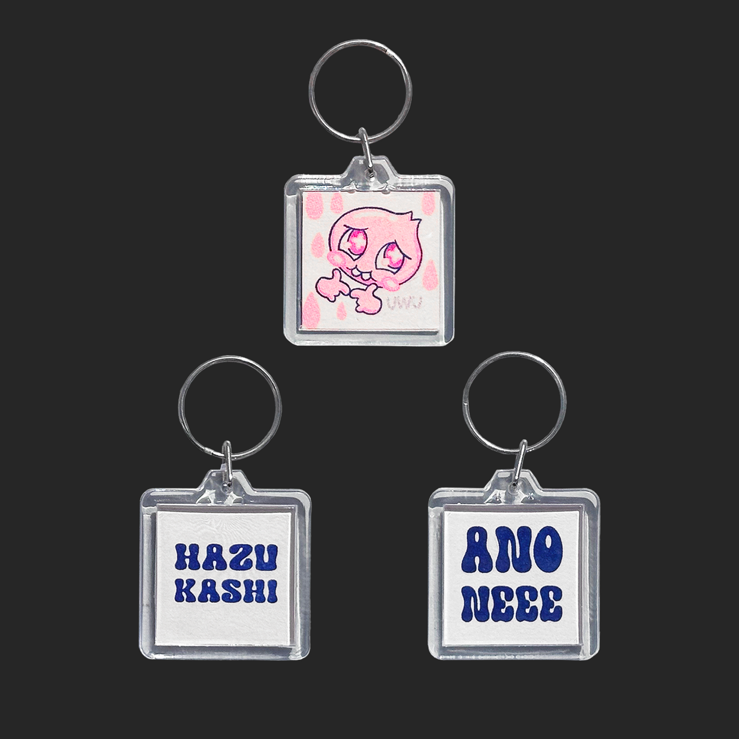 Riso Keychains (Meme)