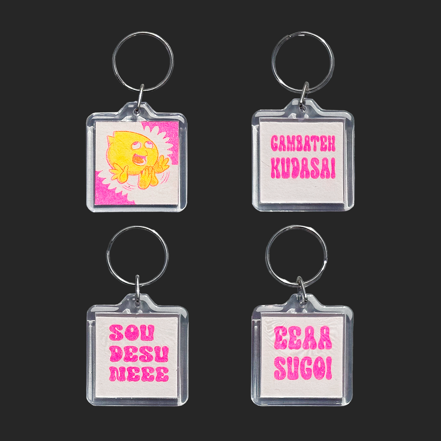 Riso Keychains (Meme)