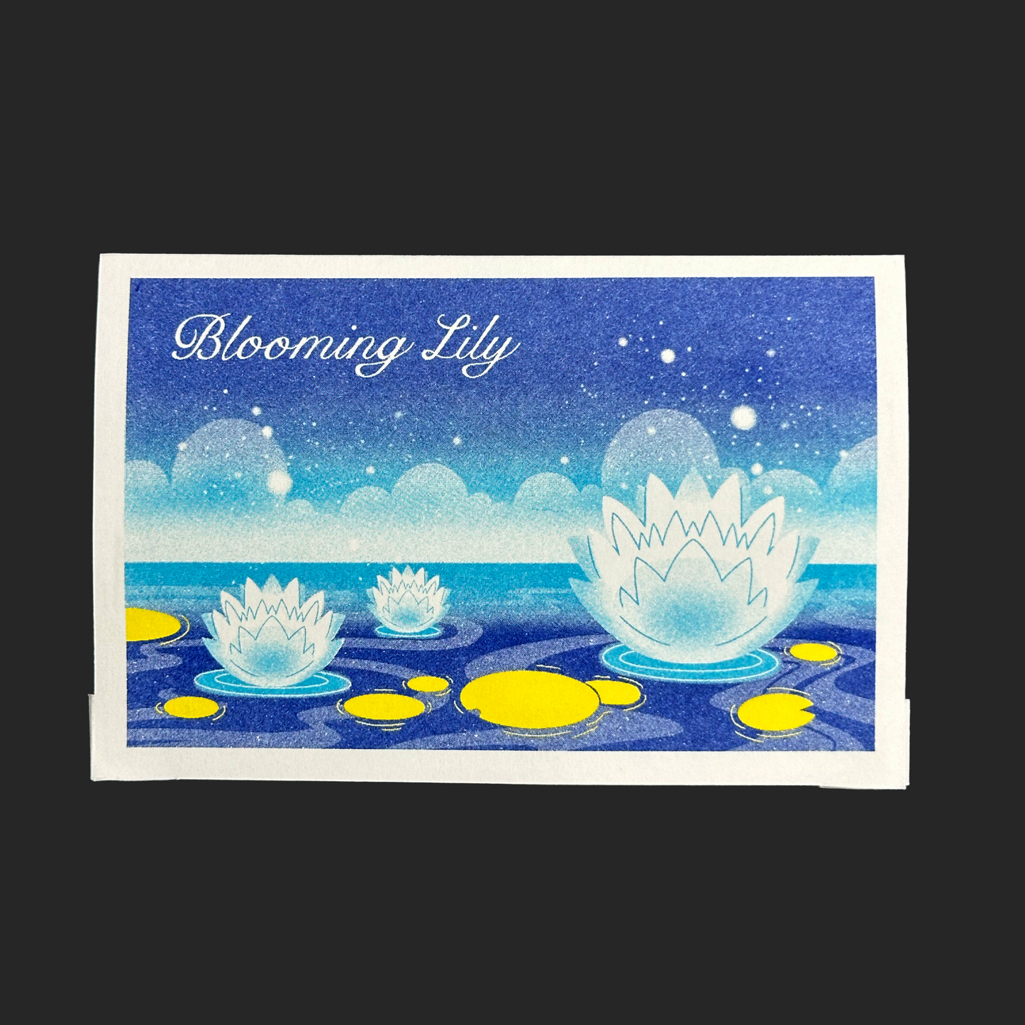 Blooming Lily - Pop-up Postcard by Shin Chi