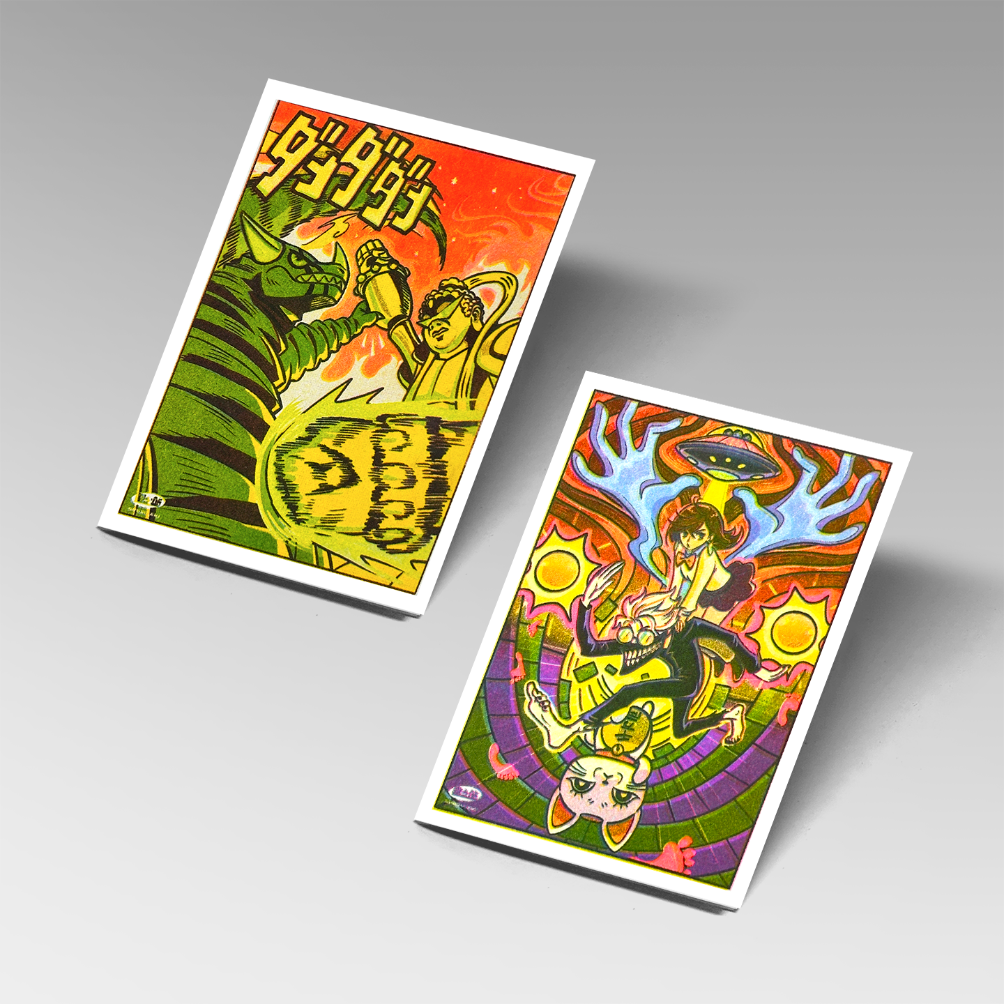 Dan Da Dan Postcards by Spesu Eki